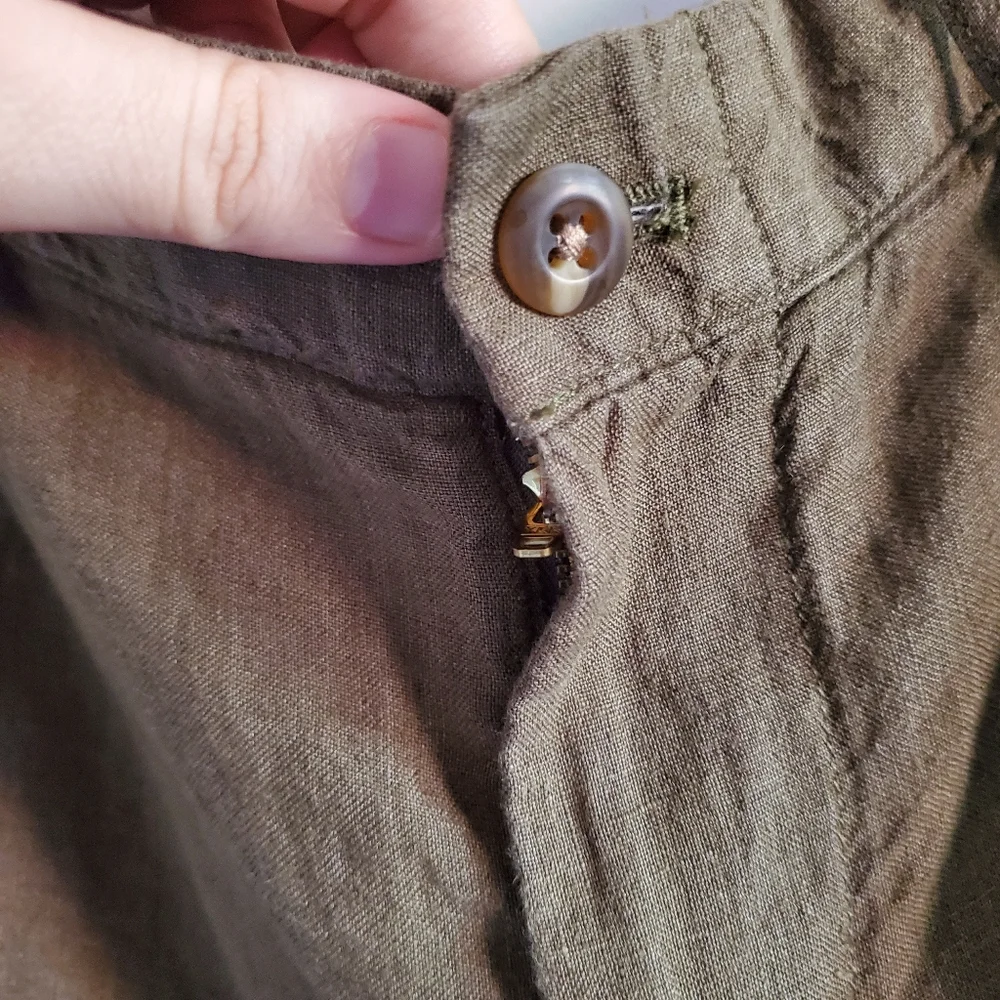 J.crew Men's 100% Linen Shorts Waist 40 9